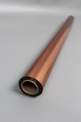 Упак. материал флористическая пленка c металлической стороной, 53 мкр, 58 см х 10 м, бронзовый 2893М