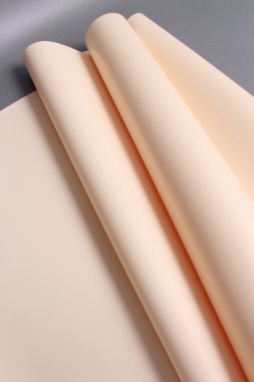 Упак. материал флористическая пленка "Жемчужина", 65 мкр, 58 см х 10 м, кремовый 5609М