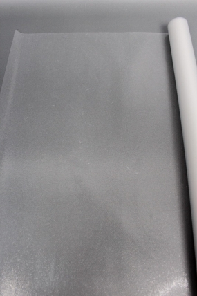 Упак. материал флористическая пленка "Хрусталь", 120 мкр, 57 см х 7 ярдов , белый 9061М