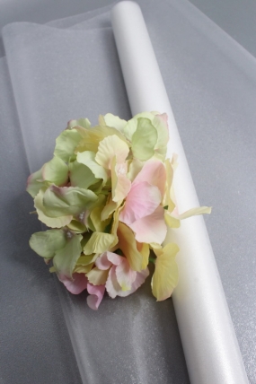 Упак. материал флористическая пленка "Хрусталь", 120 мкр, 57 см х 7 ярдов , белый 9061М