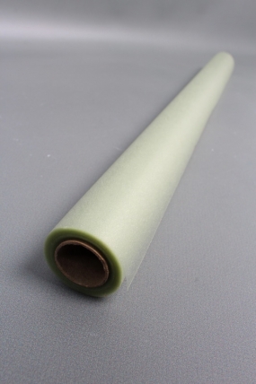 Упак. материал флористическая пленка "Хрусталь", 120 мкр, 57 см х 7 ярдов , пастельно-зеленый 9108М