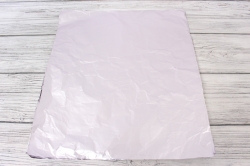 Упаковочная плёнка "Фольга", 10  листов в упаковке, 23 микрон,  50cmx58cm, цв. сиреневый 5560Л