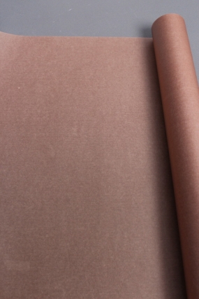 Упаковочный материал флористическая пленка с тишью, 65 мкр, 58 см х 10 м, шоколадный 3241М