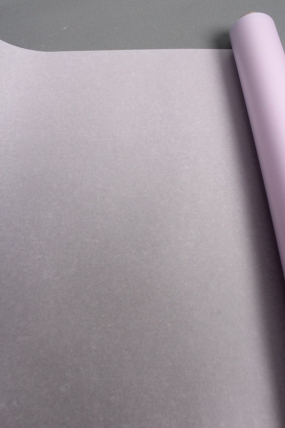 Упаковочный материал флористическая пленка с тишью, 65 мкр, 58 см х 10 м, св-лиловый 3272М