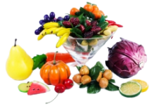 Искусственные цветы, сухоцветы, фрукты и овощи